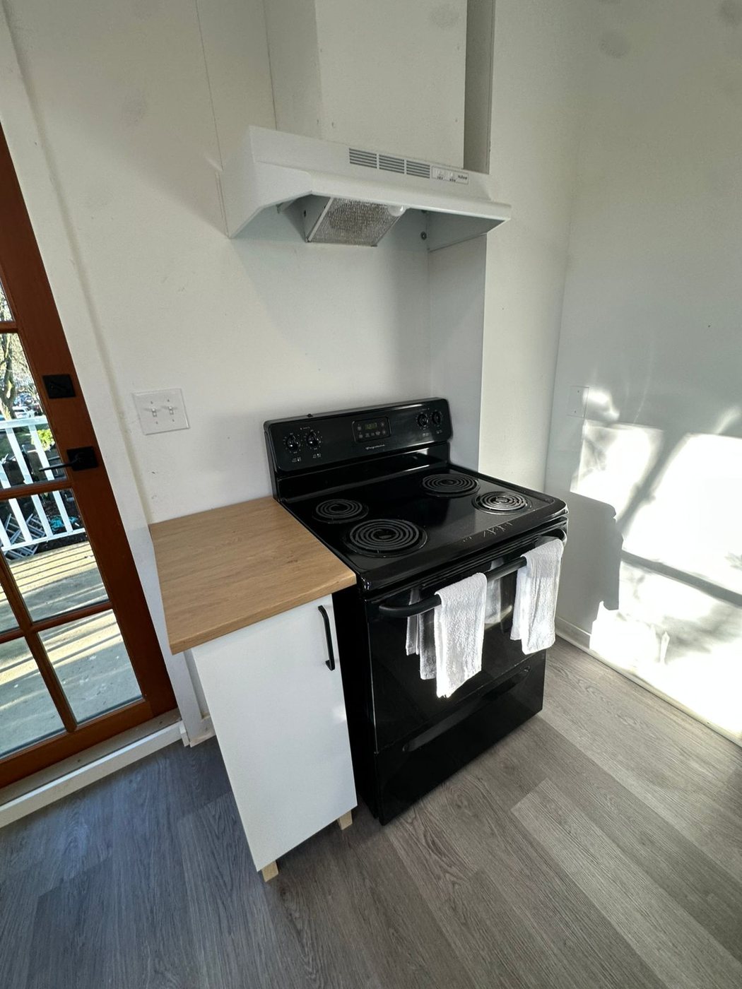 Kitchen after cleaning